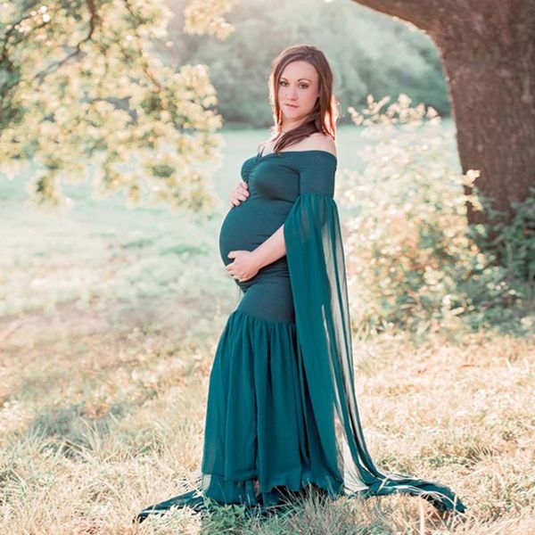maternity dresses dress fashion po shoot long sleeve party gown for pregnancy baby shower, White
maternity dresses dress fashion po shoot long sleeve party gown for pregnancy baby shower, White