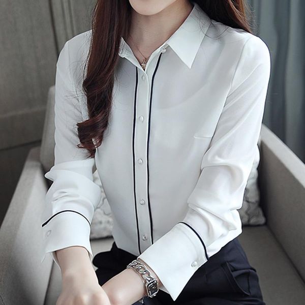women's blouses & shirts shintimes korean fashion women casual plus size womens and autumn chiffon long sleeve office ladies blouse, White
women's blouses & shirts shintimes korean fashion women casual plus size womens and autumn chiffon long sleeve office ladies blouse, White