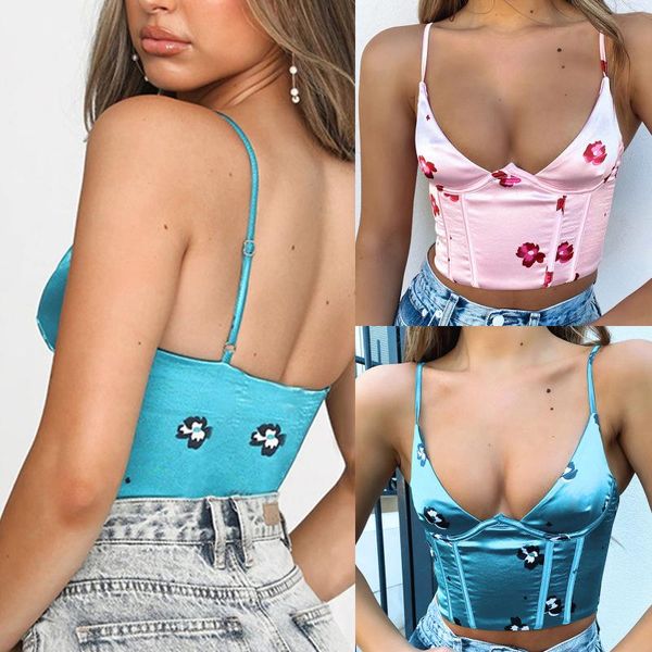 wrapped corset women flower print cropped camisole sleeveless v-neck tanks backless vest clubwear summer blouse shirt women's & cam, White
wrapped corset women flower print cropped camisole sleeveless v-neck tanks backless vest clubwear summer blouse shirt women's & cam, White