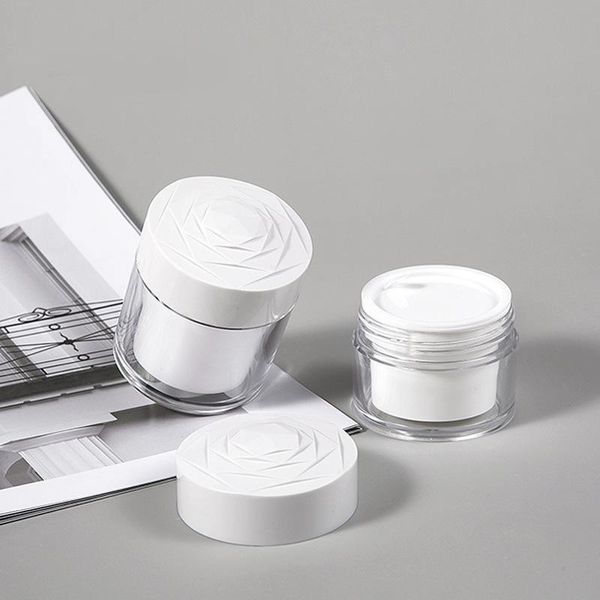 storage bottles & jars face cream bottle plastic white rose shape as eyeshadow box two-layer cosmetic container 20g 30g 50g eye jar
storage bottles & jars face cream bottle plastic white rose shape as eyeshadow box two-layer cosmetic container 20g 30g 50g eye jar