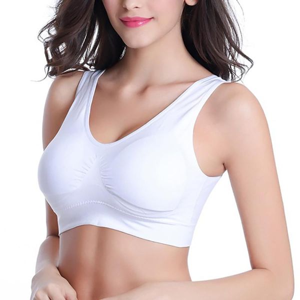 bras anti-slip wide strap sports bra women elastic plus size pure color underwear comfortable breathable seamless wire brassiere, Red;black
bras anti-slip wide strap sports bra women elastic plus size pure color underwear comfortable breathable seamless wire brassiere, Red;black