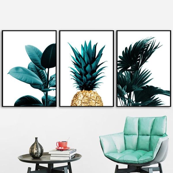 paintings green palm leaves gold pineapple nordic posters and prints wall art canvas painting pictures for living room bedroom decor
paintings green palm leaves gold pineapple nordic posters and prints wall art canvas painting pictures for living room bedroom decor