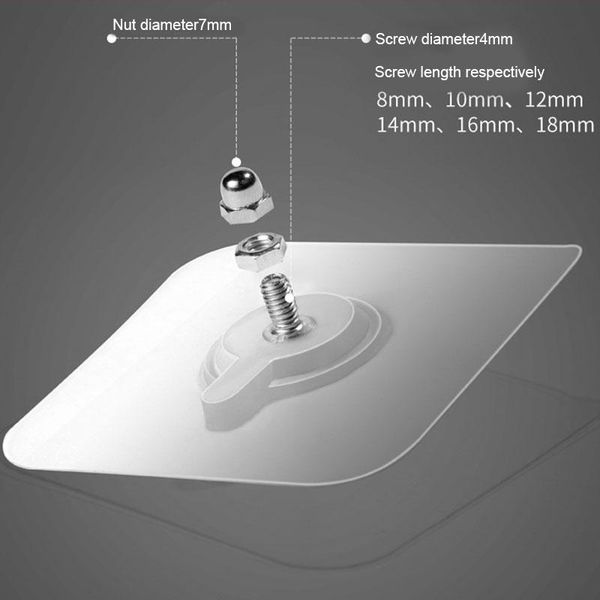 hooks & rails 10pcs adhesive wall screws hanging nails hook self no drilling non-trace qtoe dropship
hooks & rails 10pcs adhesive wall screws hanging nails hook self no drilling non-trace qtoe dropship