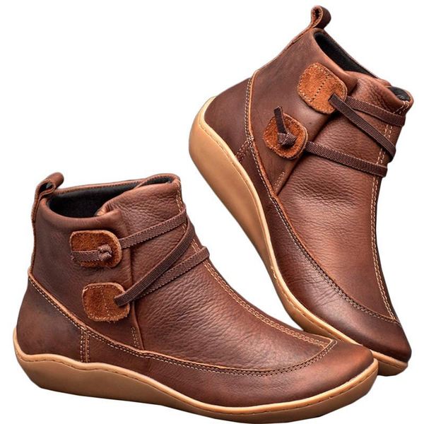 boots women retro punk autumn winter pu leather ankle flat snow ladies short plush strap vintage, Black
boots women retro punk autumn winter pu leather ankle flat snow ladies short plush strap vintage, Black