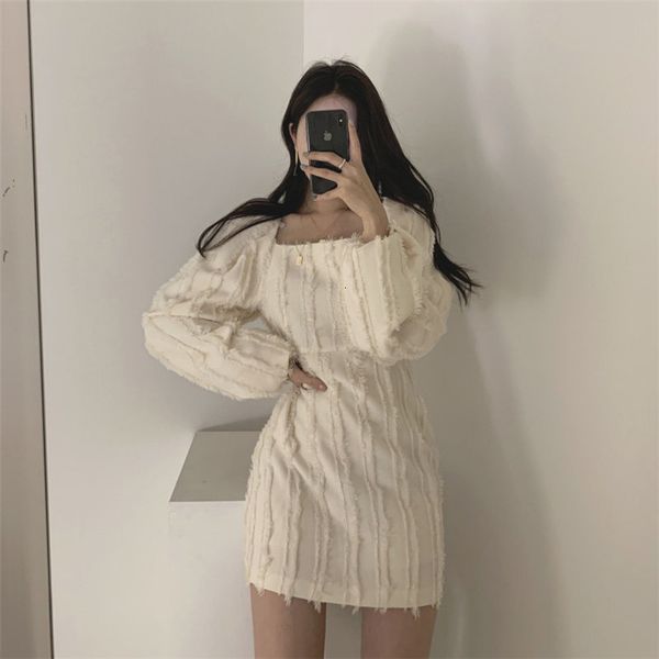 dresses all match stylish minimalist square collar plus size high waist tassel sleeves women es vestidos, Black;gray
dresses all match stylish minimalist square collar plus size high waist tassel sleeves women es vestidos, Black;gray