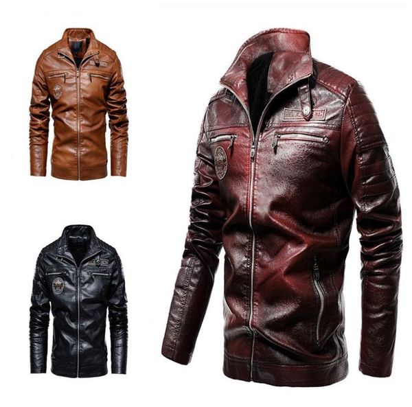 men's fur & faux 2021 autumn and winter fashion leather jacket pu coat motorcycle suit modern tough guy plus velvet, Black
men's fur & faux 2021 autumn and winter fashion leather jacket pu coat motorcycle suit modern tough guy plus velvet, Black