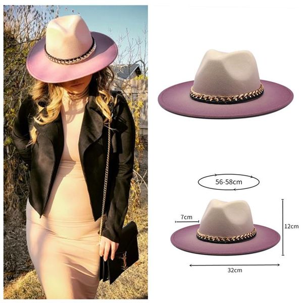 wide brim hats woolen women men vintage felt fedoras black belt hat jazz caps american round bowler panama winter autumn, Blue;gray
wide brim hats woolen women men vintage felt fedoras black belt hat jazz caps american round bowler panama winter autumn, Blue;gray