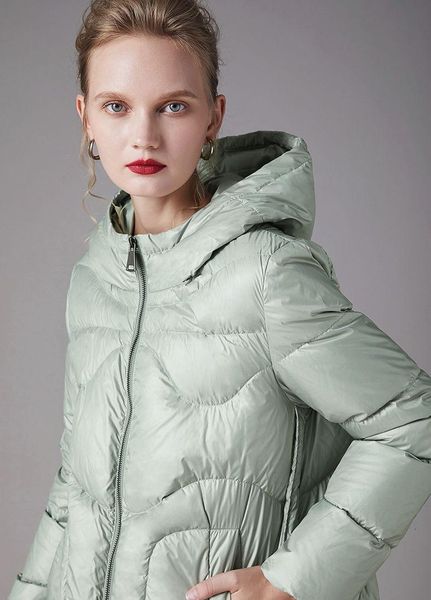 Women's Down & Parkas Winter Jacket White Duck Warm Loose Hooded Korean long section 6UM4, Black
Women's Down & Parkas Winter Jacket White Duck Warm Loose Hooded Korean long section 6UM4, Black