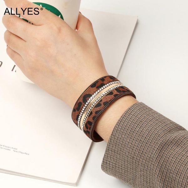 tennis allyes bohemian animal pattern leather bracelets for women fahion leopard wrap bracelet bangle female jewelry gifts, Golden;silver
tennis allyes bohemian animal pattern leather bracelets for women fahion leopard wrap bracelet bangle female jewelry gifts, Golden;silver