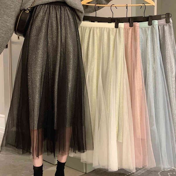 casual dresses spring autumn fashion skirts women shiny tulle sequined pleated a-line midi chic elastic high waist female 18eq, Black;gray
casual dresses spring autumn fashion skirts women shiny tulle sequined pleated a-line midi chic elastic high waist female 18eq, Black;gray