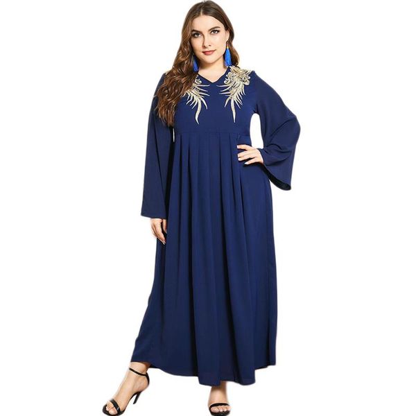 dubai kaftan women embroidery long dress muslim arab abaya islamic clothing ramadan v-neck flare sleeve maxi robe turkey fashion ethnic, Red
dubai kaftan women embroidery long dress muslim arab abaya islamic clothing ramadan v-neck flare sleeve maxi robe turkey fashion ethnic, Red