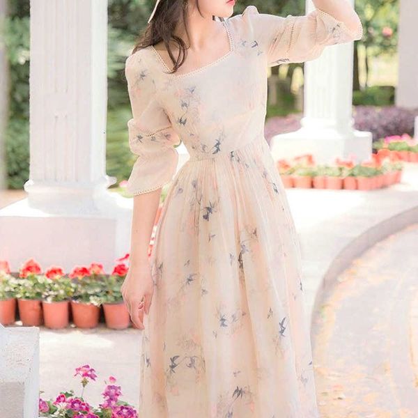 casual dresses vintage retro women elegant french floral print fairy korean style lace chiffon summer party 4q38, Black;gray
casual dresses vintage retro women elegant french floral print fairy korean style lace chiffon summer party 4q38, Black;gray