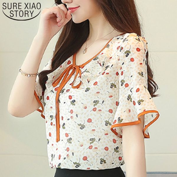 small floral chiffon mujer de moda lace shirt women's round collar bow women and blouses blusas 3432 50 210417, White
small floral chiffon mujer de moda lace shirt women's round collar bow women and blouses blusas 3432 50 210417, White