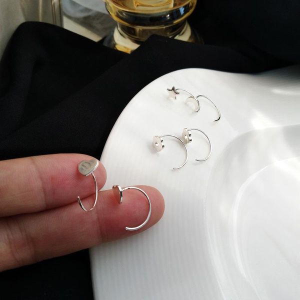 hoop & huggie korean version of the small cute star moon flower heart earrings for women simple fashion trend girl party metal, Golden;silver
hoop & huggie korean version of the small cute star moon flower heart earrings for women simple fashion trend girl party metal, Golden;silver