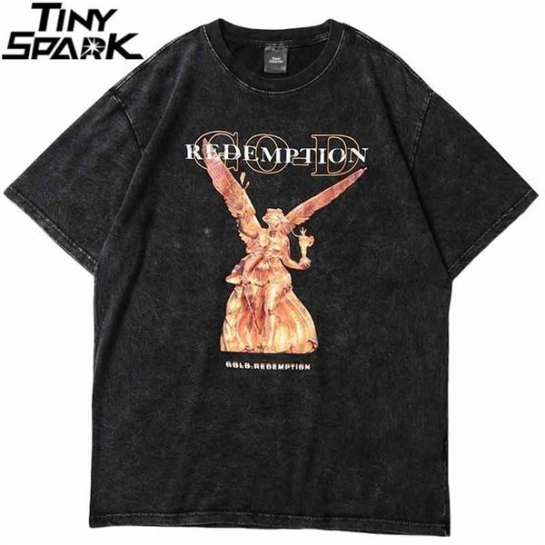 hip hop t shirt men streetwear harajuku washed tshirt reddemption angel summer short sleeve t-shirt cotton fashion tee 210716, White;black
hip hop t shirt men streetwear harajuku washed tshirt reddemption angel summer short sleeve t-shirt cotton fashion tee 210716, White;black