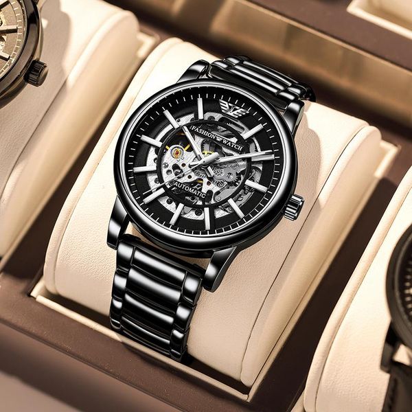wristwatches orologio uomo mechanical watches for men pagani design automatic luxury watch relojes para hombre fashion skeleton clock, Slivery;brown
wristwatches orologio uomo mechanical watches for men pagani design automatic luxury watch relojes para hombre fashion skeleton clock, Slivery;brown