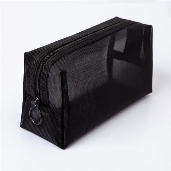 1pc women cosmetic black transparent bag mesh make up fashion small large toiletry makeup organizer beauty case
1pc women cosmetic black transparent bag mesh make up fashion small large toiletry makeup organizer beauty case