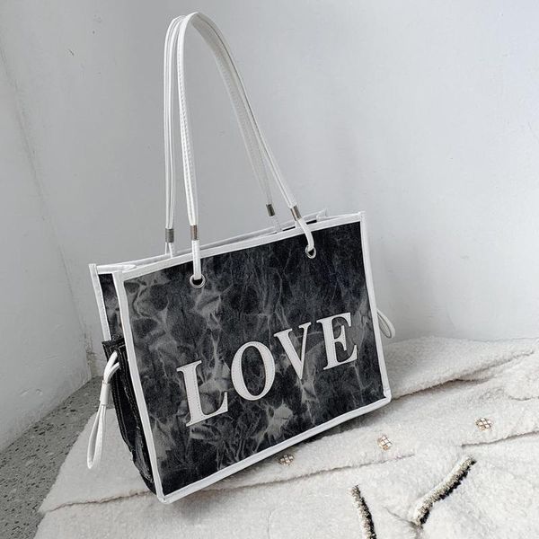 shoulder bags women luxury design canvas tote bag letters print solid color ladies shopping handbag casual style large capacity
shoulder bags women luxury design canvas tote bag letters print solid color ladies shopping handbag casual style large capacity