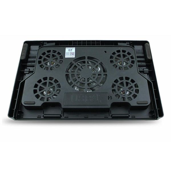 lapcooling pad 5 fans cooler stand multi-angle adjustable bracket base anti-skid heatsink fan mat (black) pads
lapcooling pad 5 fans cooler stand multi-angle adjustable bracket base anti-skid heatsink fan mat (black) pads