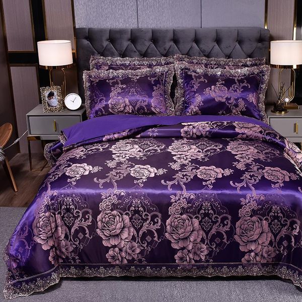 bedding sets drop wedding duvet cover set jacquard lace pillowcase (3pcs no bedsheet )european luxury purple flower
bedding sets drop wedding duvet cover set jacquard lace pillowcase (3pcs no bedsheet )european luxury purple flower