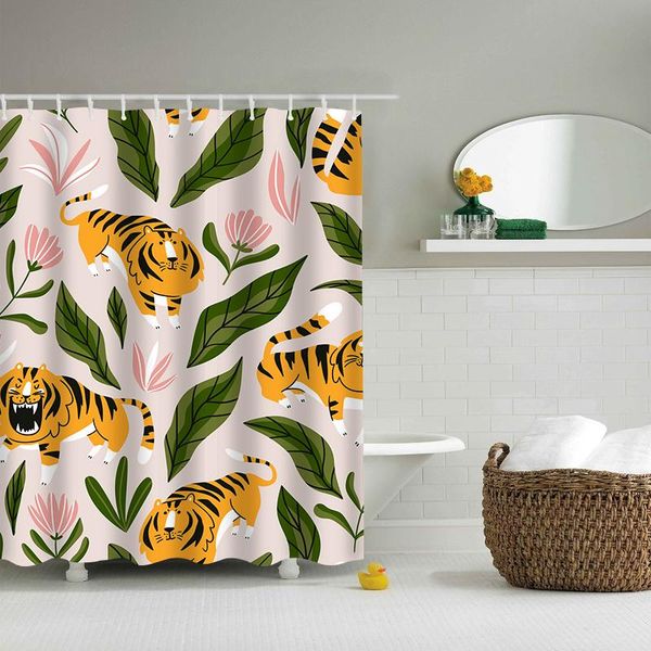 shower curtains cute fashion cartoon tiger pattern bath curtain bathroom home decoration frabic waterproof
shower curtains cute fashion cartoon tiger pattern bath curtain bathroom home decoration frabic waterproof