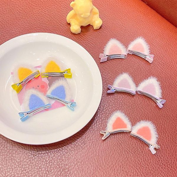 hair accessories 1 pair girls cute plush cartoon cat ear hairpins children lovely decorate clip stereo barrette fashion, Slivery;white
hair accessories 1 pair girls cute plush cartoon cat ear hairpins children lovely decorate clip stereo barrette fashion, Slivery;white