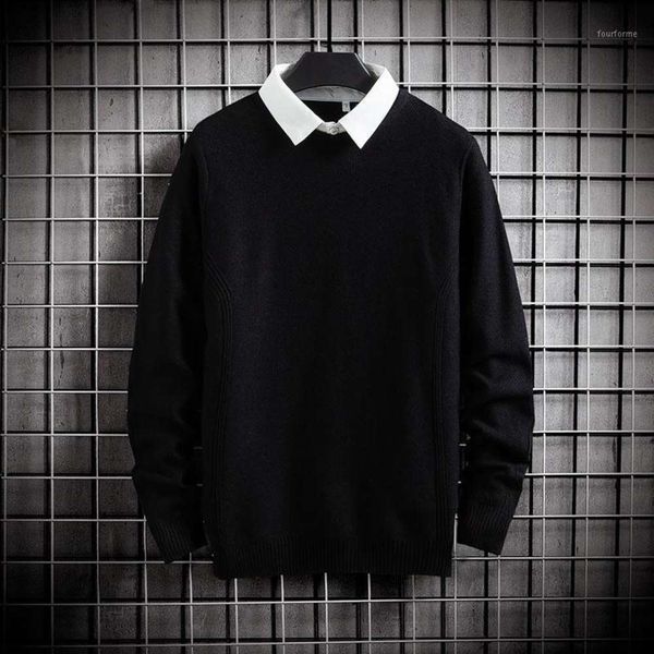 casual men's sweater o-neck solid color slim fit knittwear 2021 spring autumn mens sweaters pullovers fake two pieces pull homme1 0sqz, White;black
casual men's sweater o-neck solid color slim fit knittwear 2021 spring autumn mens sweaters pullovers fake two pieces pull homme1 0sqz, White;black