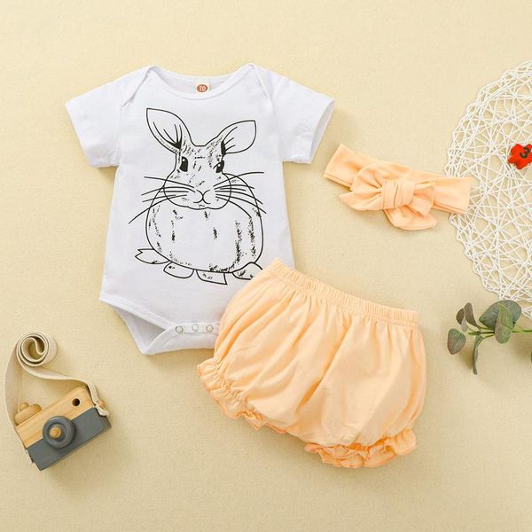 clothing sets born infant summer baby girls boys easter buny print round neck short sleeve +shorts+headband vestido niña verano e1, White
clothing sets born infant summer baby girls boys easter buny print round neck short sleeve +shorts+headband vestido niña verano e1, White