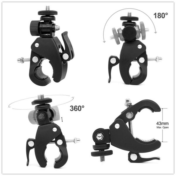 cell phone mounts & holders black 1/4 camera dv dslr bike bicycle handlebar clamp bracket tripod mount screw clip for 1pc
cell phone mounts & holders black 1/4 camera dv dslr bike bicycle handlebar clamp bracket tripod mount screw clip for 1pc
