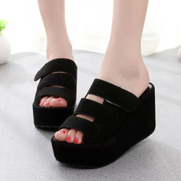 slippers womens wedges non-slip open toe flip-flops breathable thick bottom shoe summer outdoor bohemia shoes 2021, Black
slippers womens wedges non-slip open toe flip-flops breathable thick bottom shoe summer outdoor bohemia shoes 2021, Black