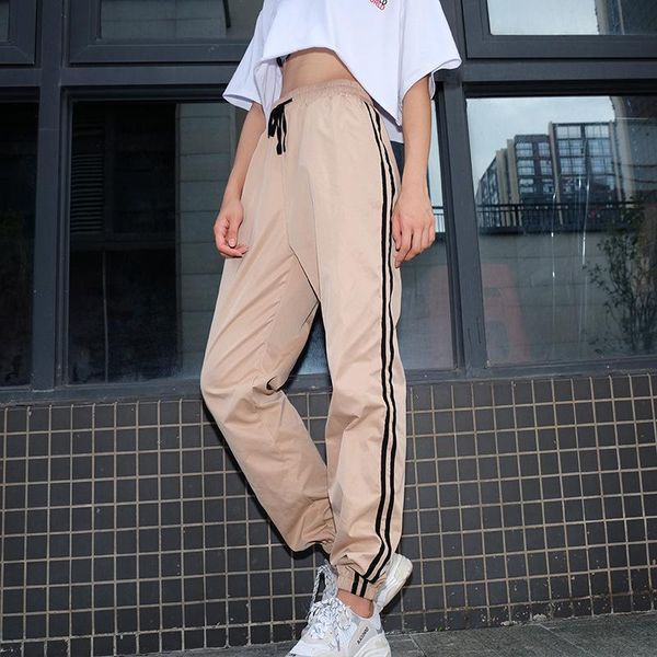 women's pants & capris fashion high waist stripe patchwork pencil drawstring streetwear loose spring autumn casual women trousers 2021, Black;white
women's pants & capris fashion high waist stripe patchwork pencil drawstring streetwear loose spring autumn casual women trousers 2021, Black;white