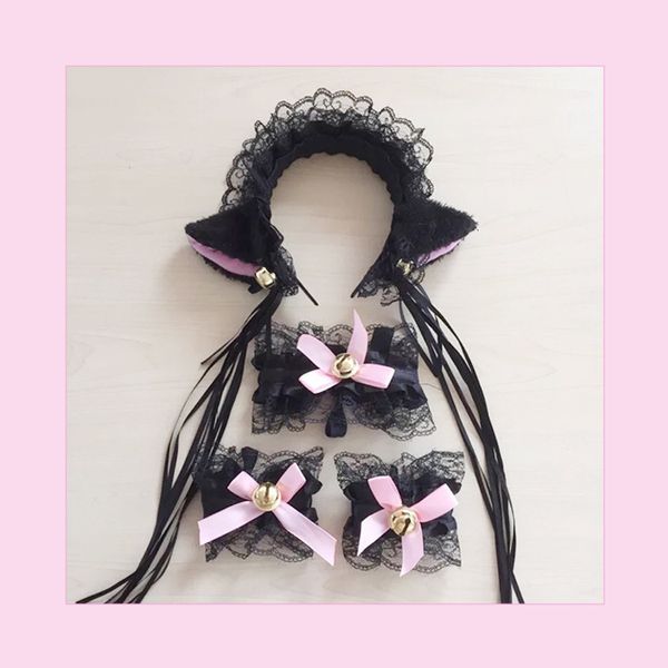 maid classic dress cute lori lace hairband hair accessories cat ear headband long tassel, White;golden
maid classic dress cute lori lace hairband hair accessories cat ear headband long tassel, White;golden