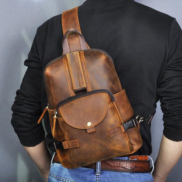 waist bags crazy horse leather men casual fashion travel triangle chest sling bag design 10" tablet one shoulder daypack male 3028-db
waist bags crazy horse leather men casual fashion travel triangle chest sling bag design 10" tablet one shoulder daypack male 3028-db