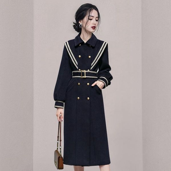 women's trench coats women fall winter patchwork windbreaker coat long sleeve belt single-breasted oversize lady streetwear outwear, Tan;black
women's trench coats women fall winter patchwork windbreaker coat long sleeve belt single-breasted oversize lady streetwear outwear, Tan;black