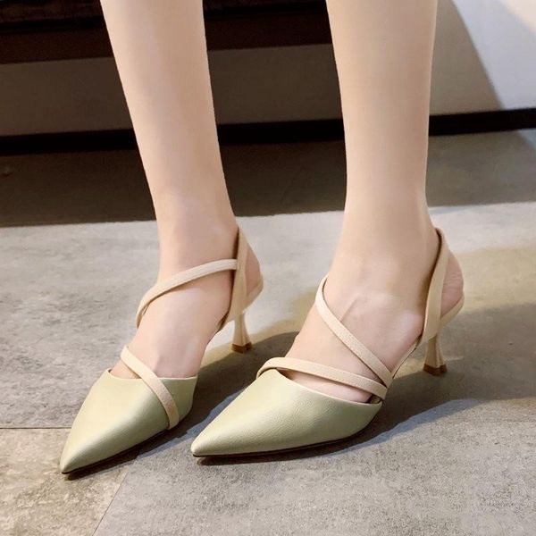 dress shoes woman 2021 summer high heels pointed stiletto fairy style net red french girl student all-match single, Black
dress shoes woman 2021 summer high heels pointed stiletto fairy style net red french girl student all-match single, Black