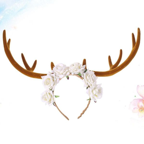 christmas decorations 1pc creative big antler hair hoop velvet rose elk horn headband for halloween(brown +white)
christmas decorations 1pc creative big antler hair hoop velvet rose elk horn headband for halloween(brown +white)