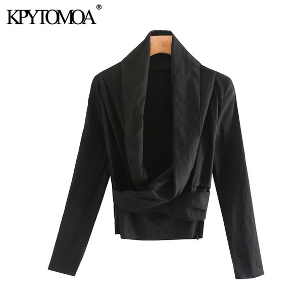 women fahsion asymmetric neck draped blouses long sleeve side zipper stretchy female shirts chic 210420, White
women fahsion asymmetric neck draped blouses long sleeve side zipper stretchy female shirts chic 210420, White