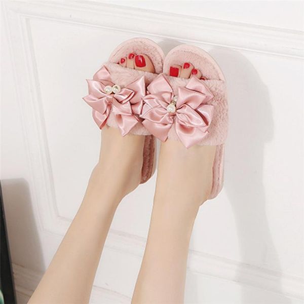 slippers plush woman cotton warm solid bow knot soft indoors floor bed est autumn winter room shoes 2021 70, Black
slippers plush woman cotton warm solid bow knot soft indoors floor bed est autumn winter room shoes 2021 70, Black