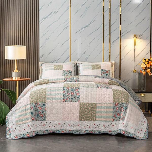 comforters & sets chausub bedspread on the bed cotton quilt set 3pcs green patchwork pillowcase queen size coverlet summer blanket for doubl
comforters & sets chausub bedspread on the bed cotton quilt set 3pcs green patchwork pillowcase queen size coverlet summer blanket for doubl