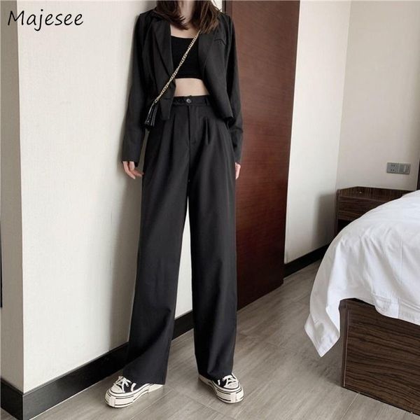 pants women large size high waist casual solid floor trousers full-length comfortable street wear loose womens 2021 summer women's & ca, Black;white
pants women large size high waist casual solid floor trousers full-length comfortable street wear loose womens 2021 summer women's & ca, Black;white