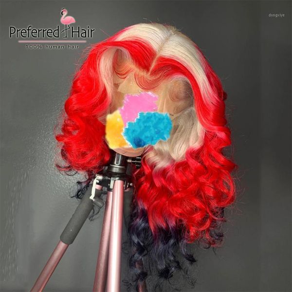 preferred 613 red highlight wig pre plucked lace front brazilian remy blue full human hair wigs for black women1, Black;brown
preferred 613 red highlight wig pre plucked lace front brazilian remy blue full human hair wigs for black women1, Black;brown