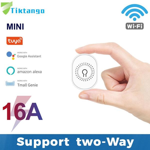 smart home control tiktango tuya wifi switch light 16a mini 2 way module diy on off can timing wireless breaker for google alexa
smart home control tiktango tuya wifi switch light 16a mini 2 way module diy on off can timing wireless breaker for google alexa