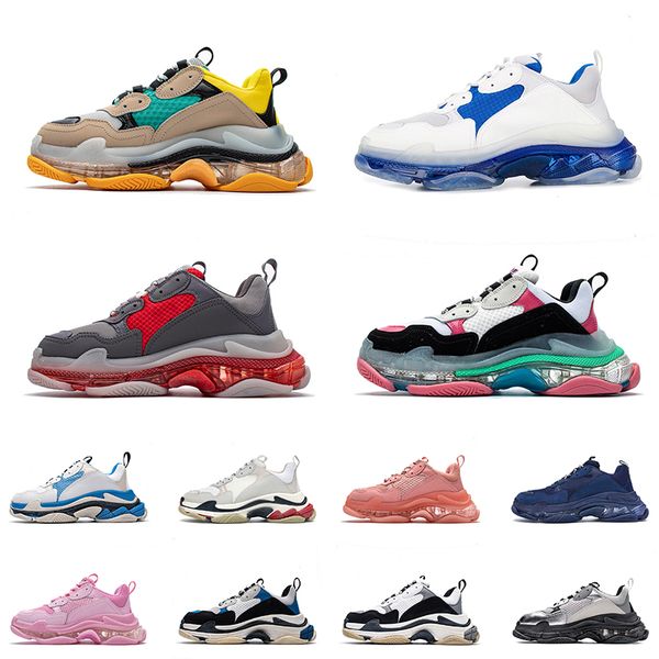 2021 fashion paris 17fw luxurys designers shoes triple s sneakers vintage track crystal bottoms casual platform dad women mens shoe outdoor, Black
2021 fashion paris 17fw luxurys designers shoes triple s sneakers vintage track crystal bottoms casual platform dad women mens shoe outdoor, Black