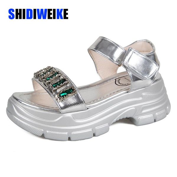 open-toed women sport sandals wedge rhinestone outdoor cool platform shoes beach summer 2021, Black
open-toed women sport sandals wedge rhinestone outdoor cool platform shoes beach summer 2021, Black