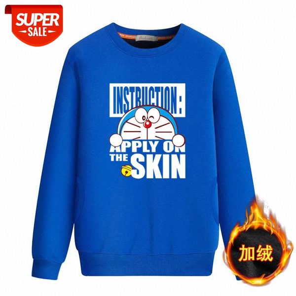 wearing japanese, korean and hong kong style male doraemon student plus velvet jacket pullover round neck sweater for youth #yj6u, Black
wearing japanese, korean and hong kong style male doraemon student plus velvet jacket pullover round neck sweater for youth #yj6u, Black