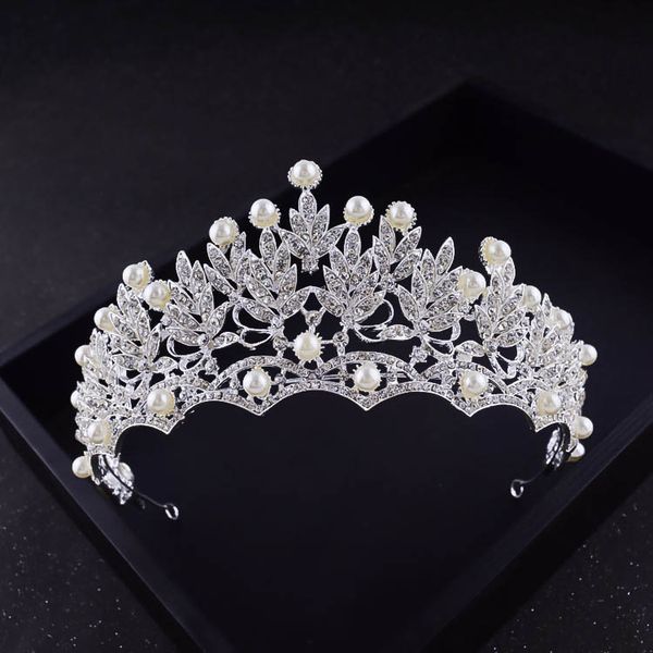 wedding crown fashion bridal headpiece hair accessories pearl tiaras head jewelry rhinestone headband, Silver
wedding crown fashion bridal headpiece hair accessories pearl tiaras head jewelry rhinestone headband, Silver