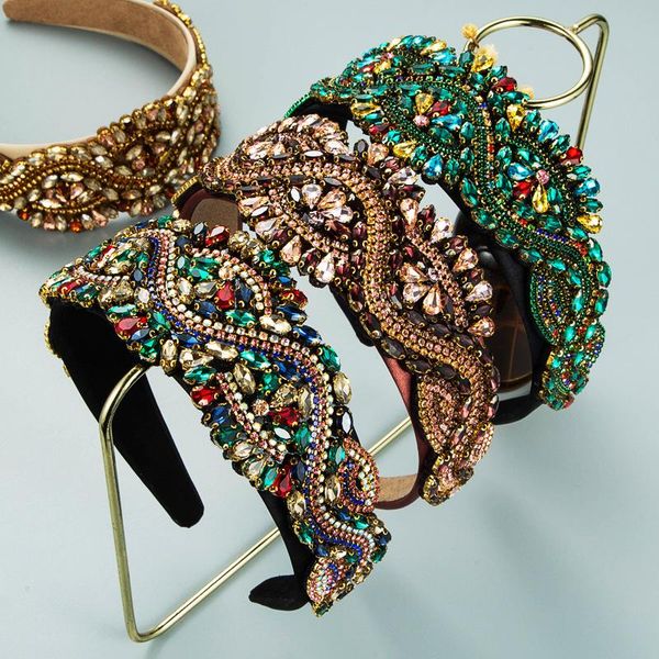 hair clips & barrettes est full crystal luxury hairband for women sparkly padded rhinestone baroque design headband girls hoop accessories, Golden;silver
hair clips & barrettes est full crystal luxury hairband for women sparkly padded rhinestone baroque design headband girls hoop accessories, Golden;silver