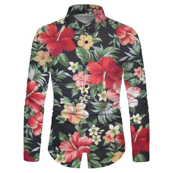 men's fashion 2021 fall spring clothing shirt long sleeve floral and tree world beach casual for men shirts, White;black
men's fashion 2021 fall spring clothing shirt long sleeve floral and tree world beach casual for men shirts, White;black
