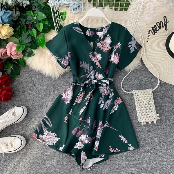 floral print playsuits women rompers v neck short sleeve summer slim waist beach bodysuit 80777, Black;white
floral print playsuits women rompers v neck short sleeve summer slim waist beach bodysuit 80777, Black;white