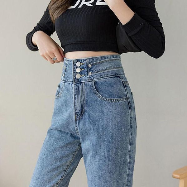 women's jeans 2021 spring straight loose high waist thinning carrot pants all-match casual cropped harem, Blue
women's jeans 2021 spring straight loose high waist thinning carrot pants all-match casual cropped harem, Blue